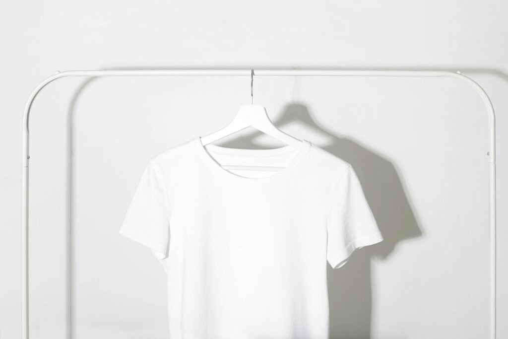 Bright White Rail Tee