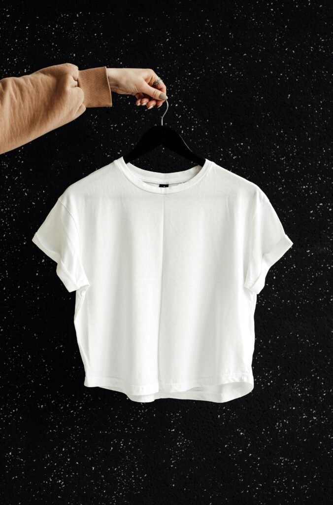 Night Contrast Crop Tee
